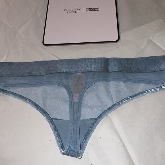 UNISEX PINK Victoria’s Secret VELVET THONG Underwear XL - Picture 9 of 13
